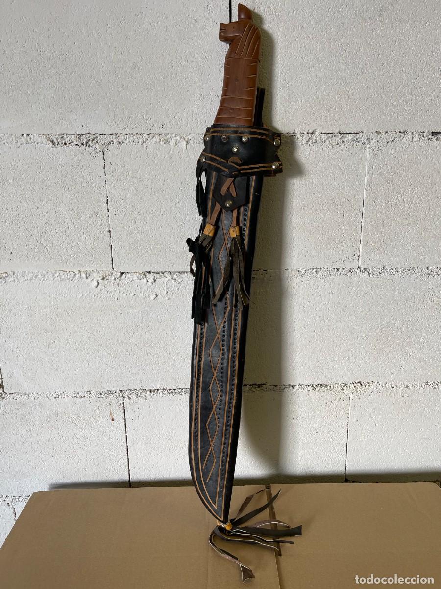 Vintage: machete vintage funda de cuero - Foto 1