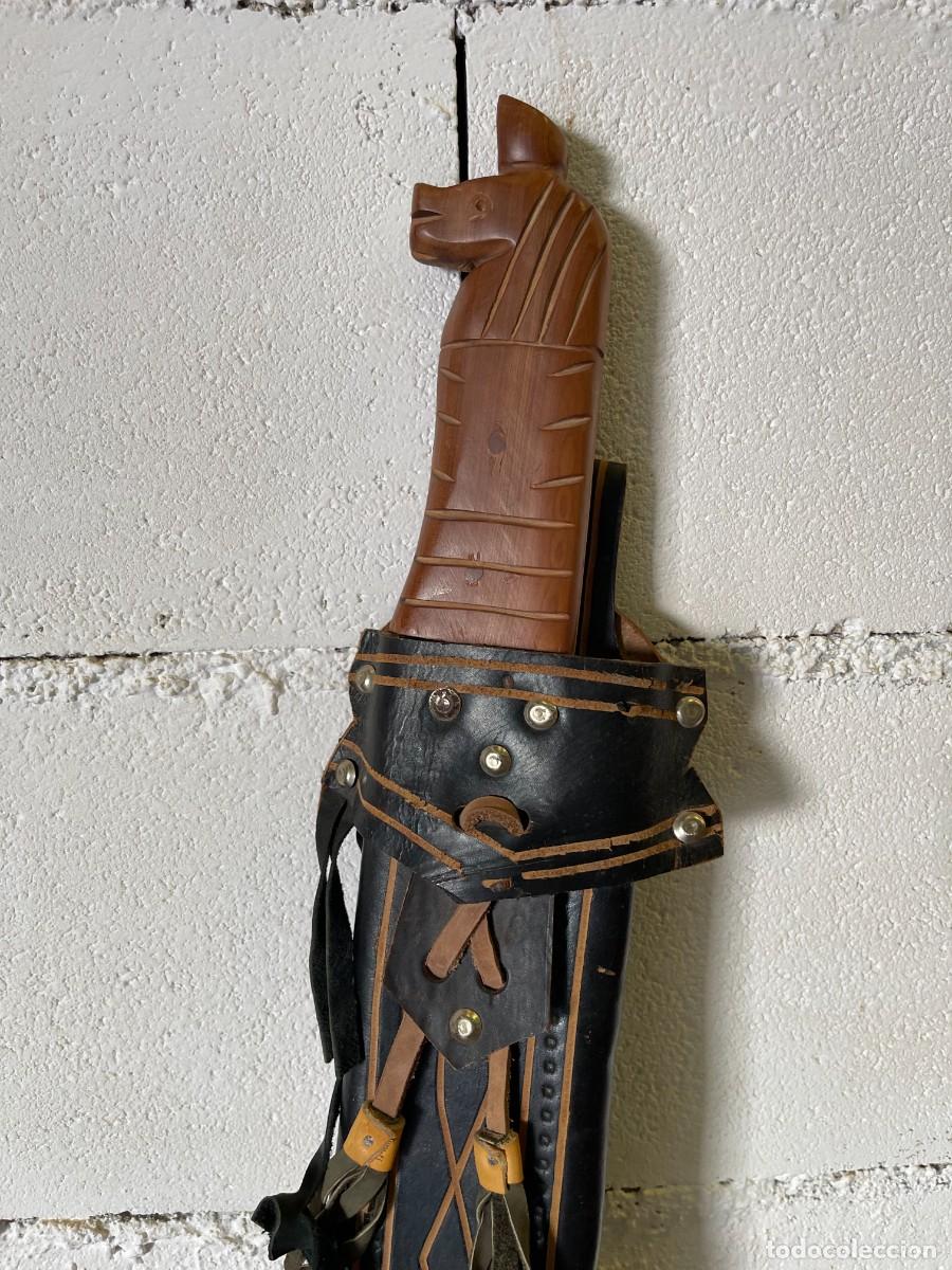 Vintage: machete vintage funda de cuero - Foto 2