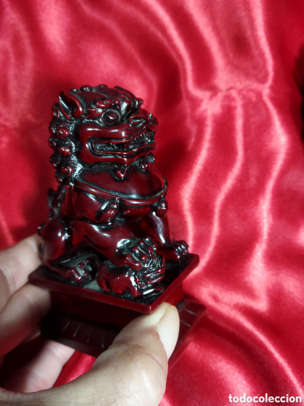 Vintage: Escultura Perro drag&oacute;n foo - Foto 6