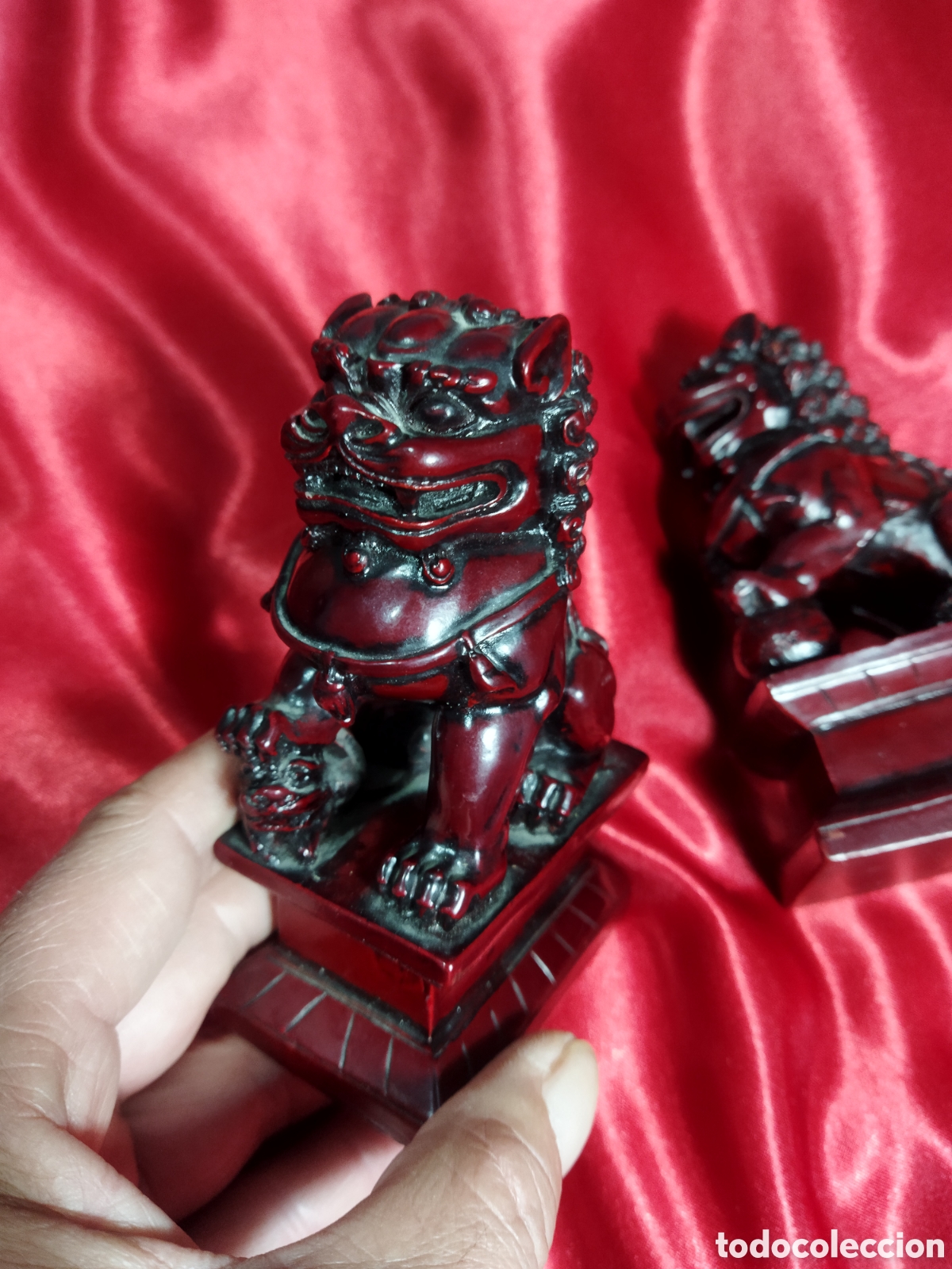 Vintage: Escultura Perro drag&oacute;n foo - Foto 8