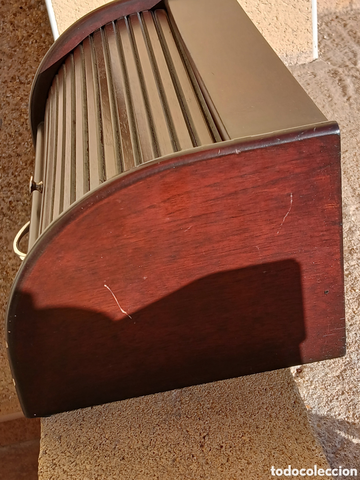Vintage: ESCRITORIO PERSIANA DE SOBREMESA MADERA ref JJ - Foto 5