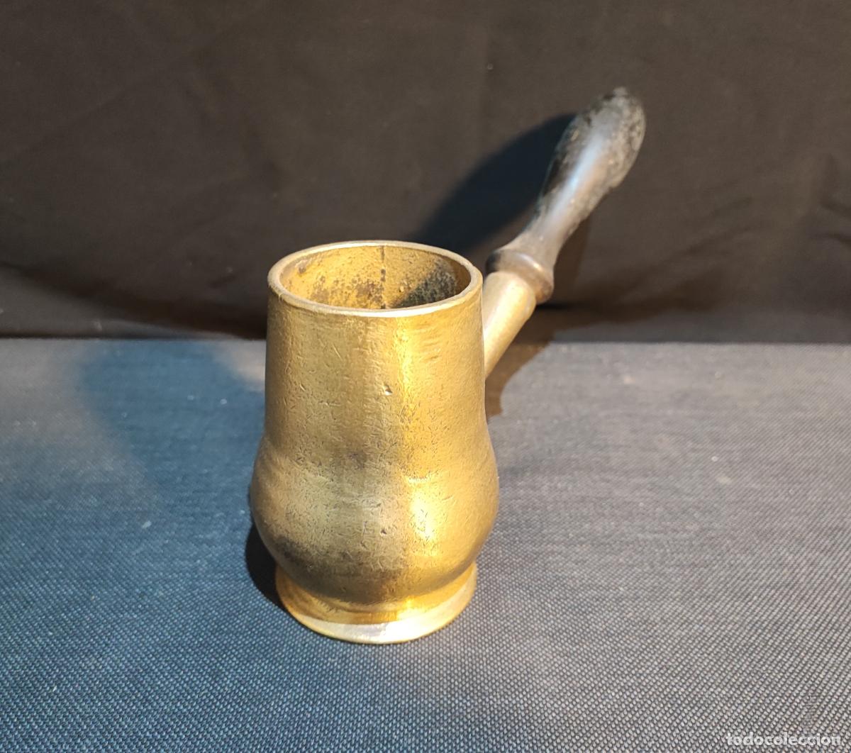 Vintage: CHOCOLATERA DE BRONCE - Foto 3