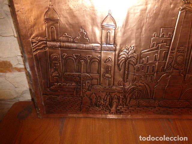 Vintage: CUADRO DE COBRE REPUJADO - Foto 5