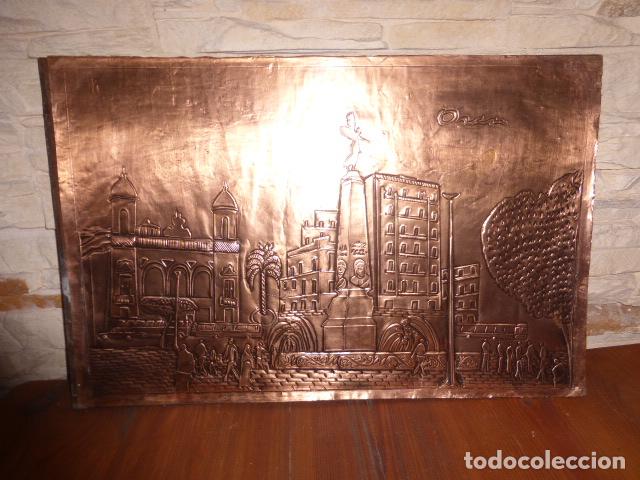 Vintage: CUADRO DE COBRE REPUJADO - Foto 1