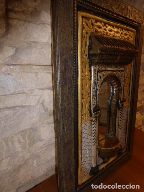 Vintage: CUADRO EN RELIEVE ARABE - Foto 4
