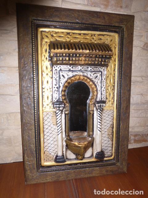Vintage: CUADRO EN RELIEVE ARABE - Foto 1