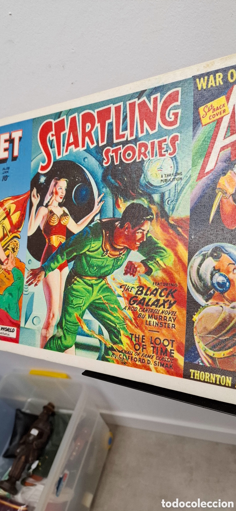 Vintage: Cuadro vintage de portada de c&oacute;mics. 100x30. - Foto 3