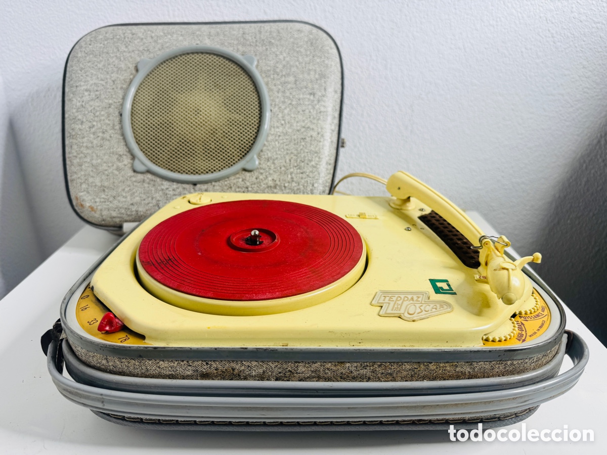 Vintage: Teppaz Oscar Tocadiscos maleta - Foto 2