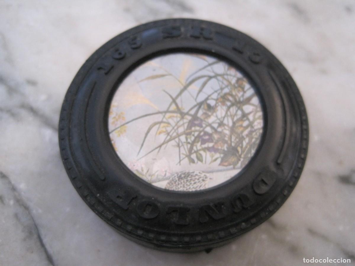 Vintage: PISAPAPELES NEUM&Aacute;TICO DUNLOP - RUEDA - Foto 1