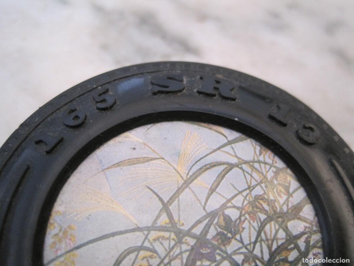 Vintage: PISAPAPELES NEUM&Aacute;TICO DUNLOP - RUEDA - Foto 3