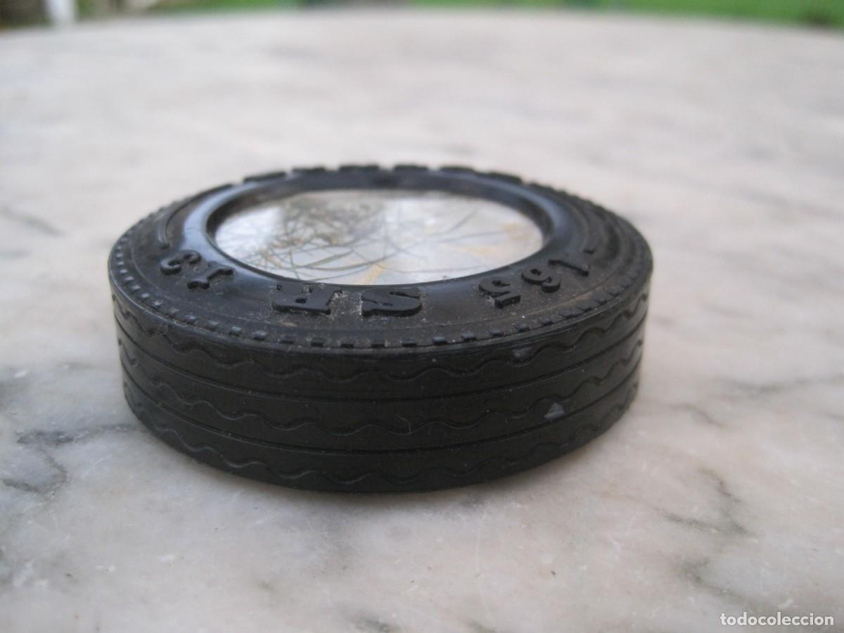 Vintage: PISAPAPELES NEUM&Aacute;TICO DUNLOP - RUEDA - Foto 6