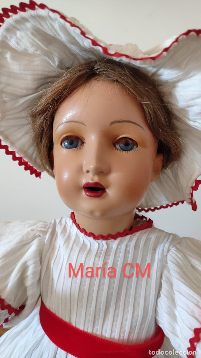 Vintage: Antigua mu&ntilde;eca MB molde 500 de 49 cm. - Foto 1