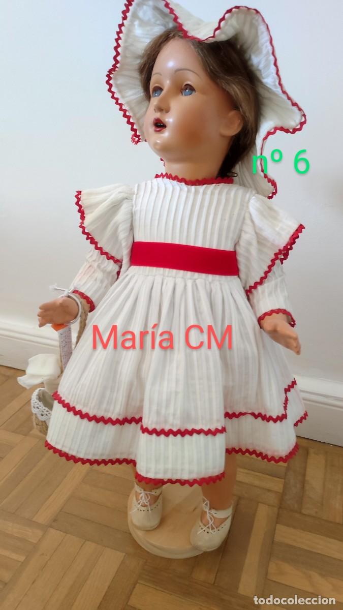 Vintage: Antigua mu&ntilde;eca MB molde 500 de 49 cm. - Foto 2