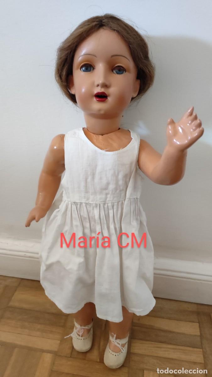 Vintage: Antigua mu&ntilde;eca MB molde 500 de 49 cm. - Foto 4