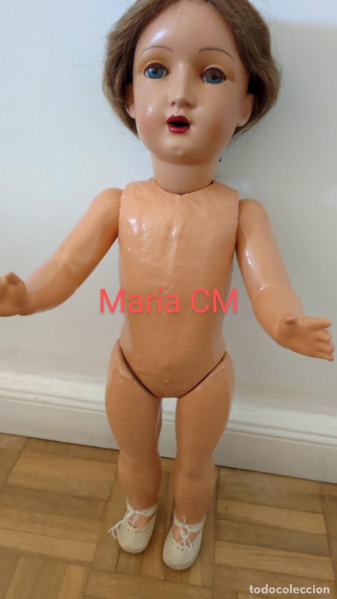 Vintage: Antigua mu&ntilde;eca MB molde 500 de 49 cm. - Foto 5