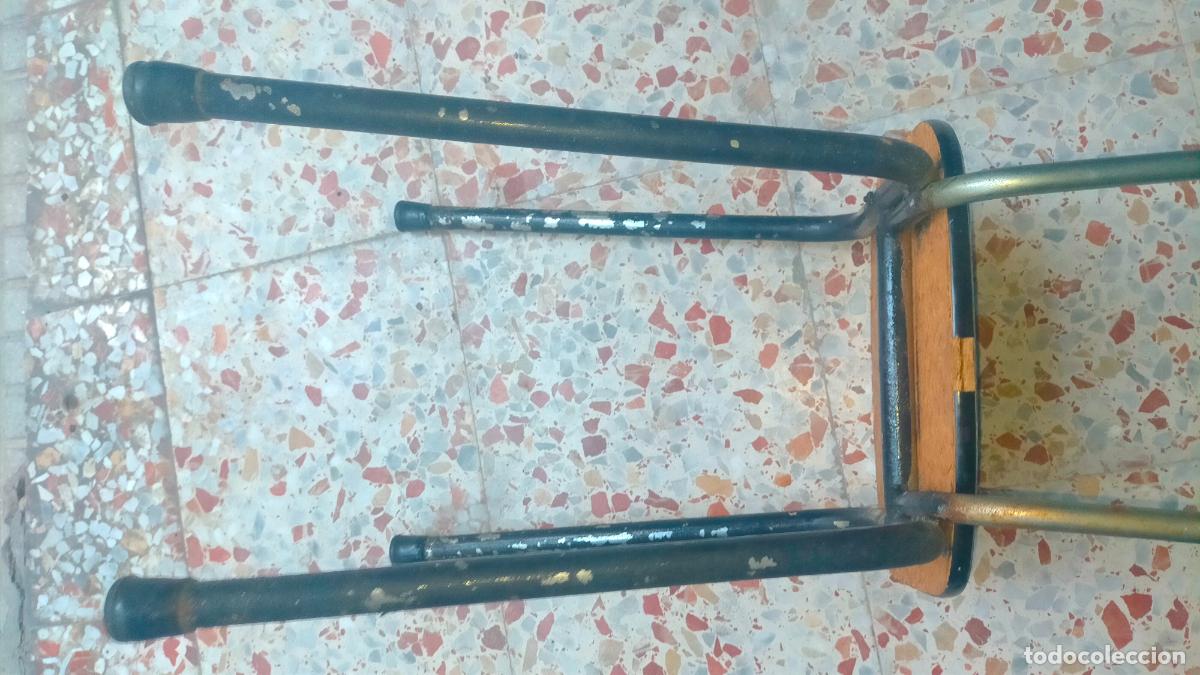 Vintage: Vintage silla formica azul celeste retro - Foto 5