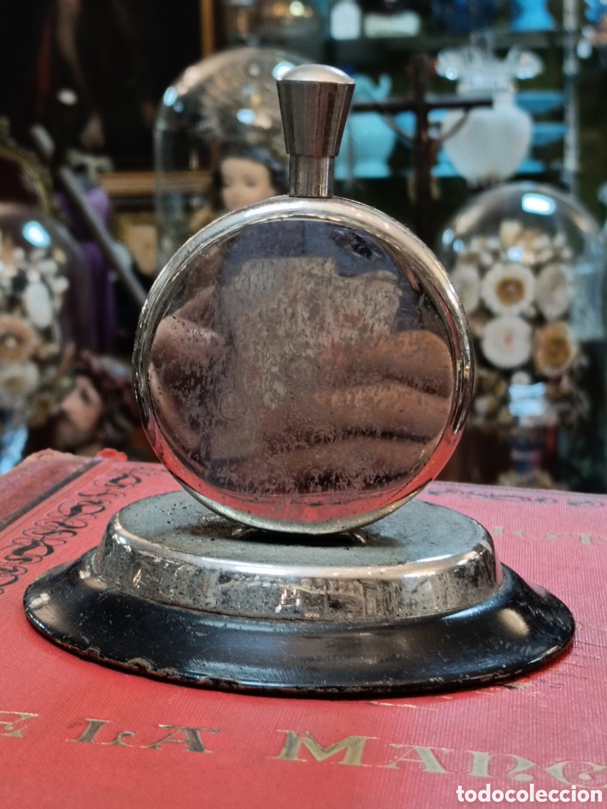 Vintage: ANTIGUO TOCA TIMBRE RECEPCI&Oacute;N DE HOTEL G.E.S. EIBAR. FUNCIONA - Foto 3