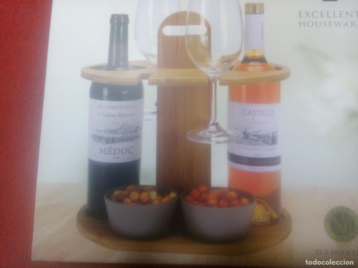 Vintage: BOTELLERO MADERA EN CAJA ORIGINAL - Foto 3