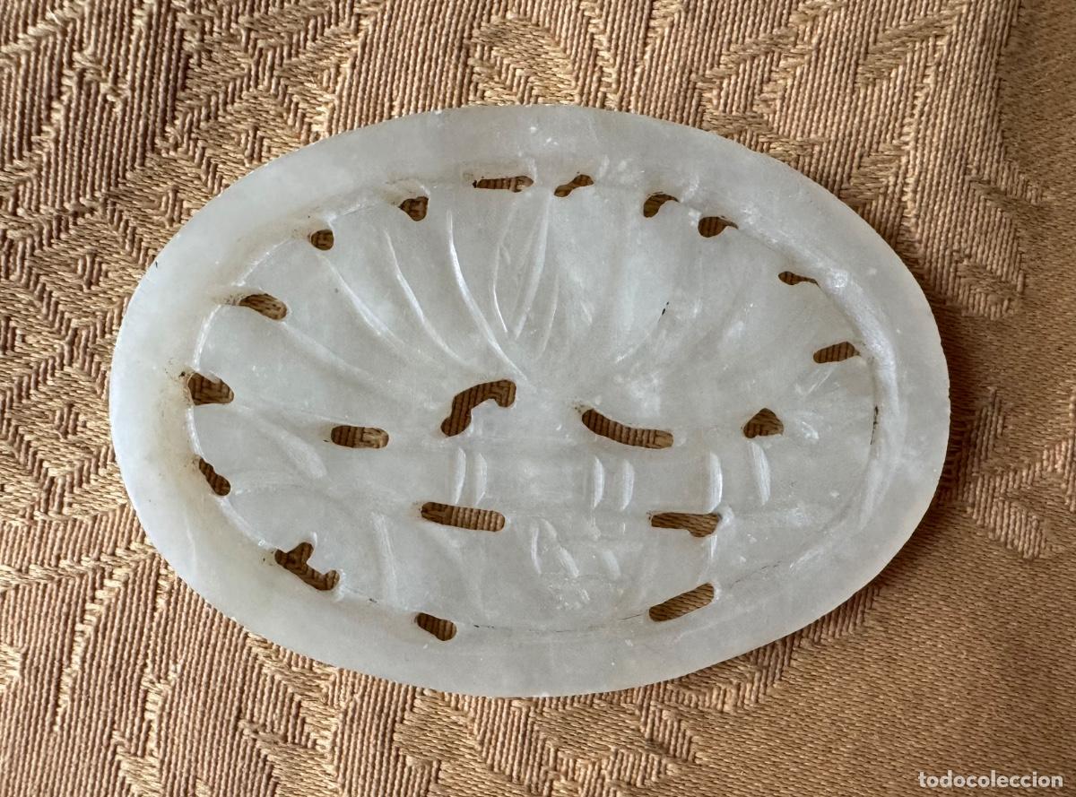 Vintage: PIEZA DE JADE TALLADA OVAL - Foto 5