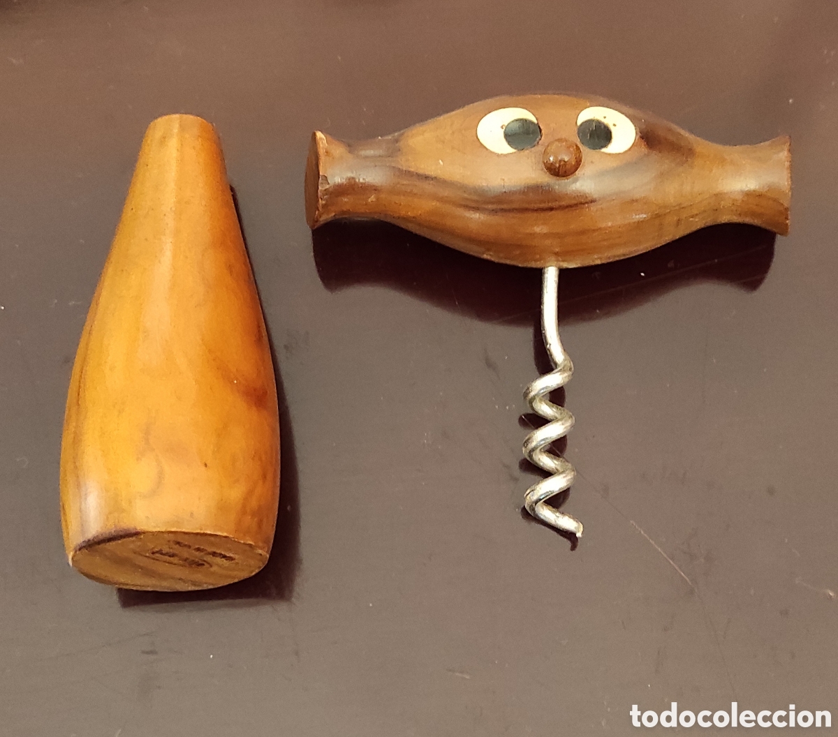Vintage: Sacacorchos de madera - Foto 3