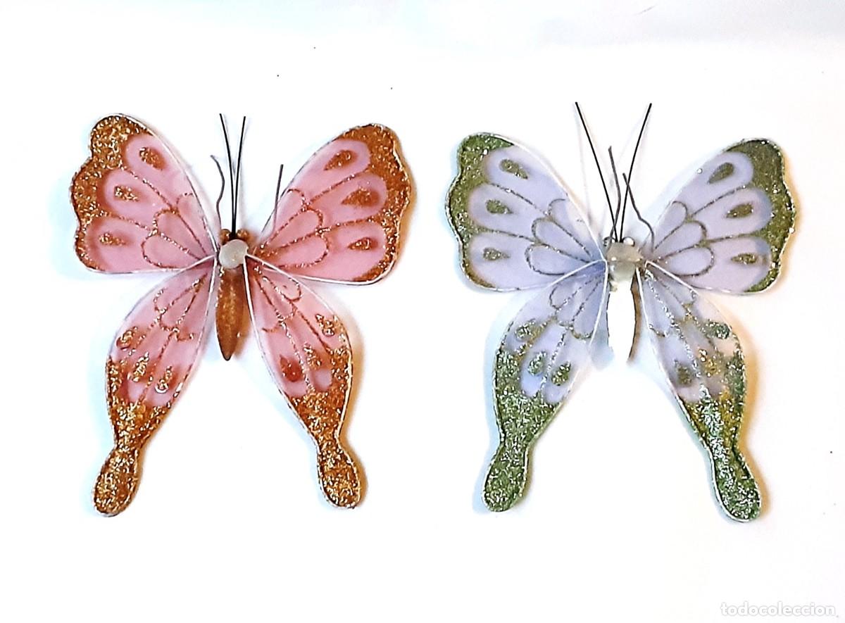 Vintage: MARIPOSAS DECORATIVAS - Foto 2