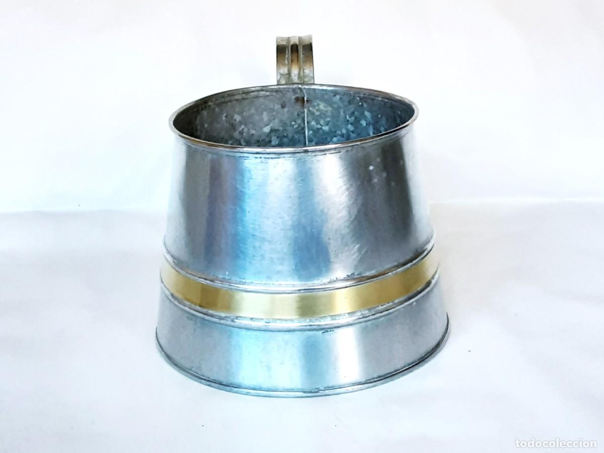 Vintage: RECIPIENTE DE CHAPA Y LATON - Foto 5