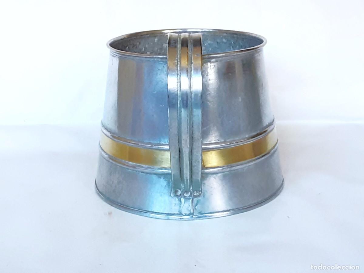 Vintage: RECIPIENTE DE CHAPA Y LATON - Foto 6