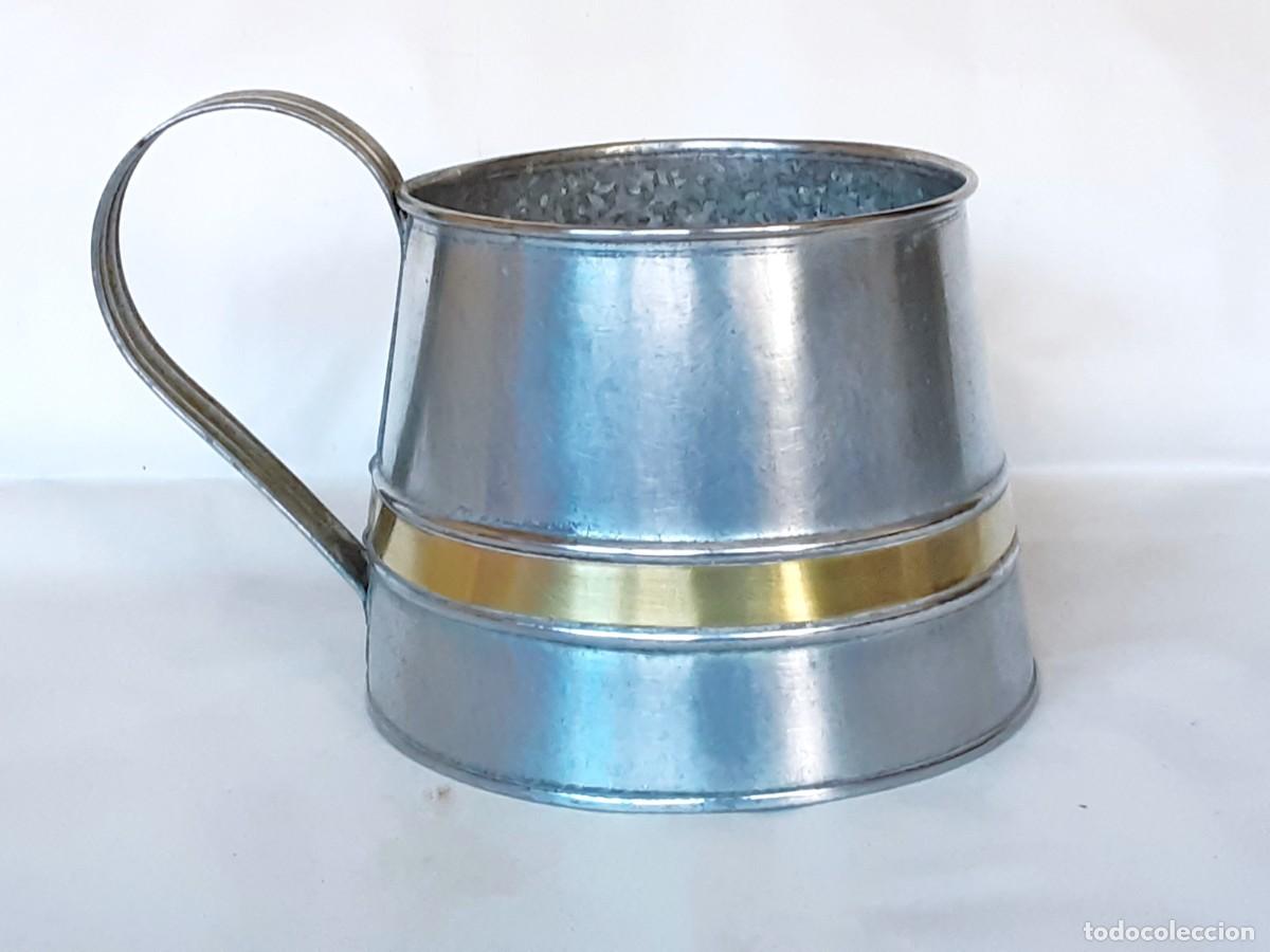 Vintage: RECIPIENTE DE CHAPA Y LATON - Foto 7