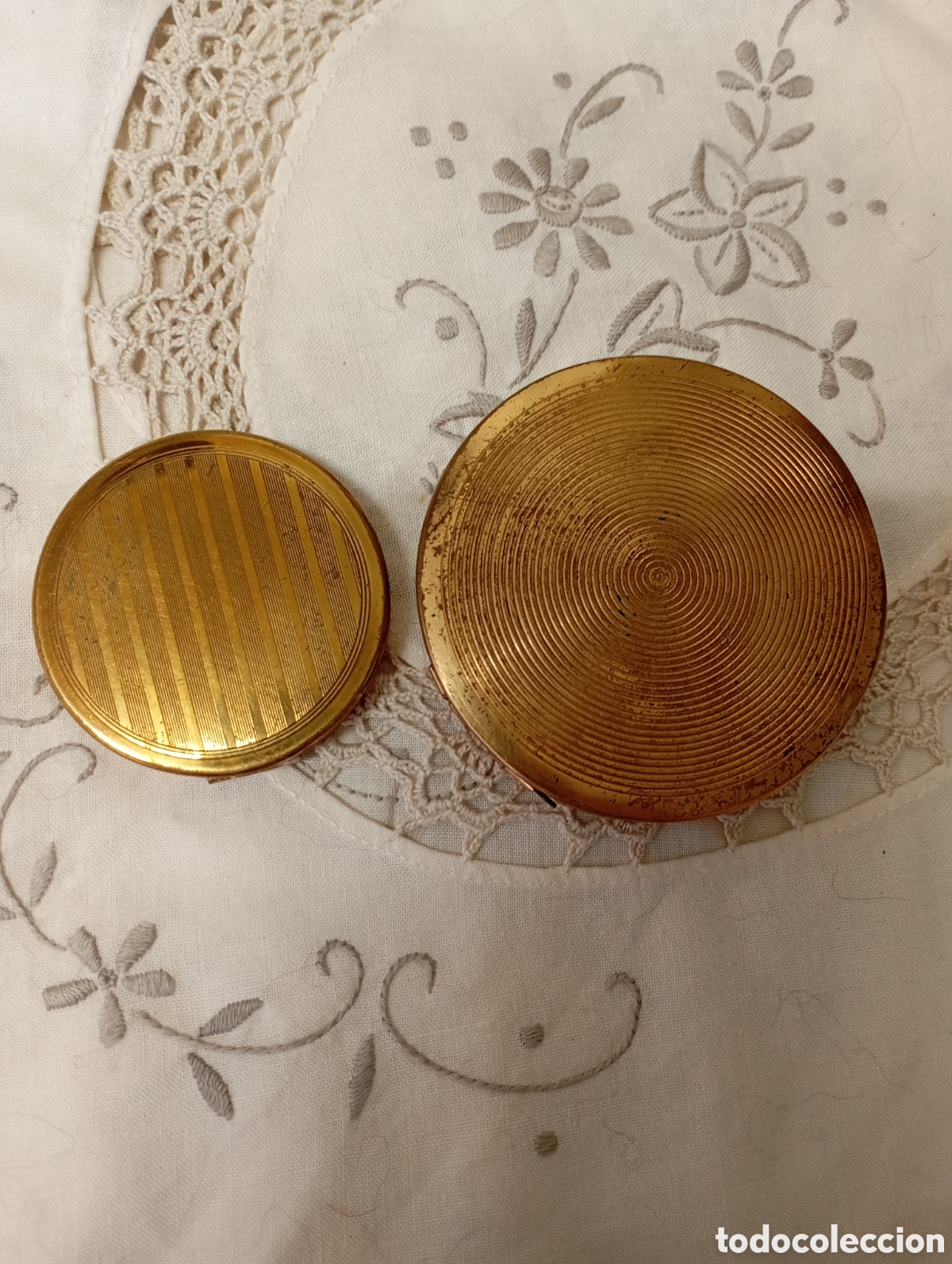 Vintage: 2 polveras antiguas ,sigloxx - Foto 3