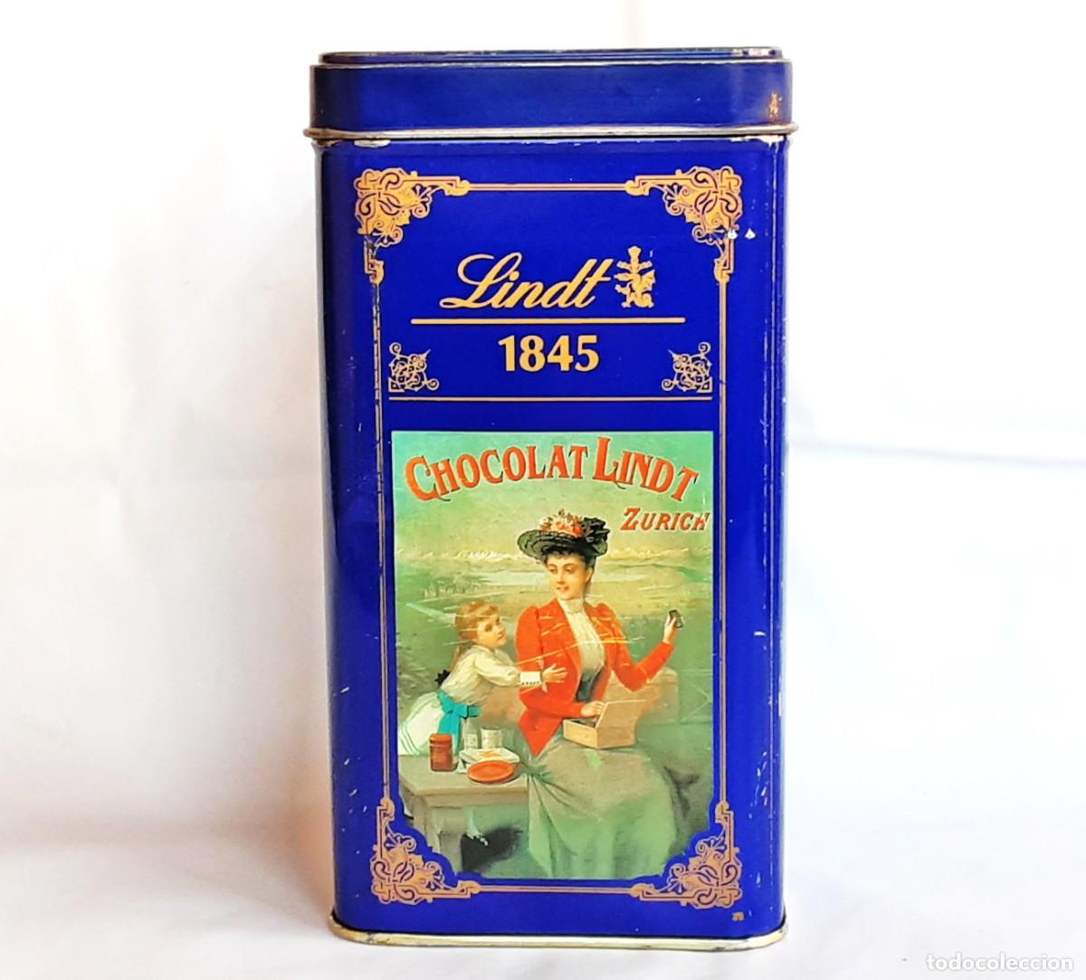 Vintage: BOTE LATA CHOCOLATES LINDT VACIA - Foto 3