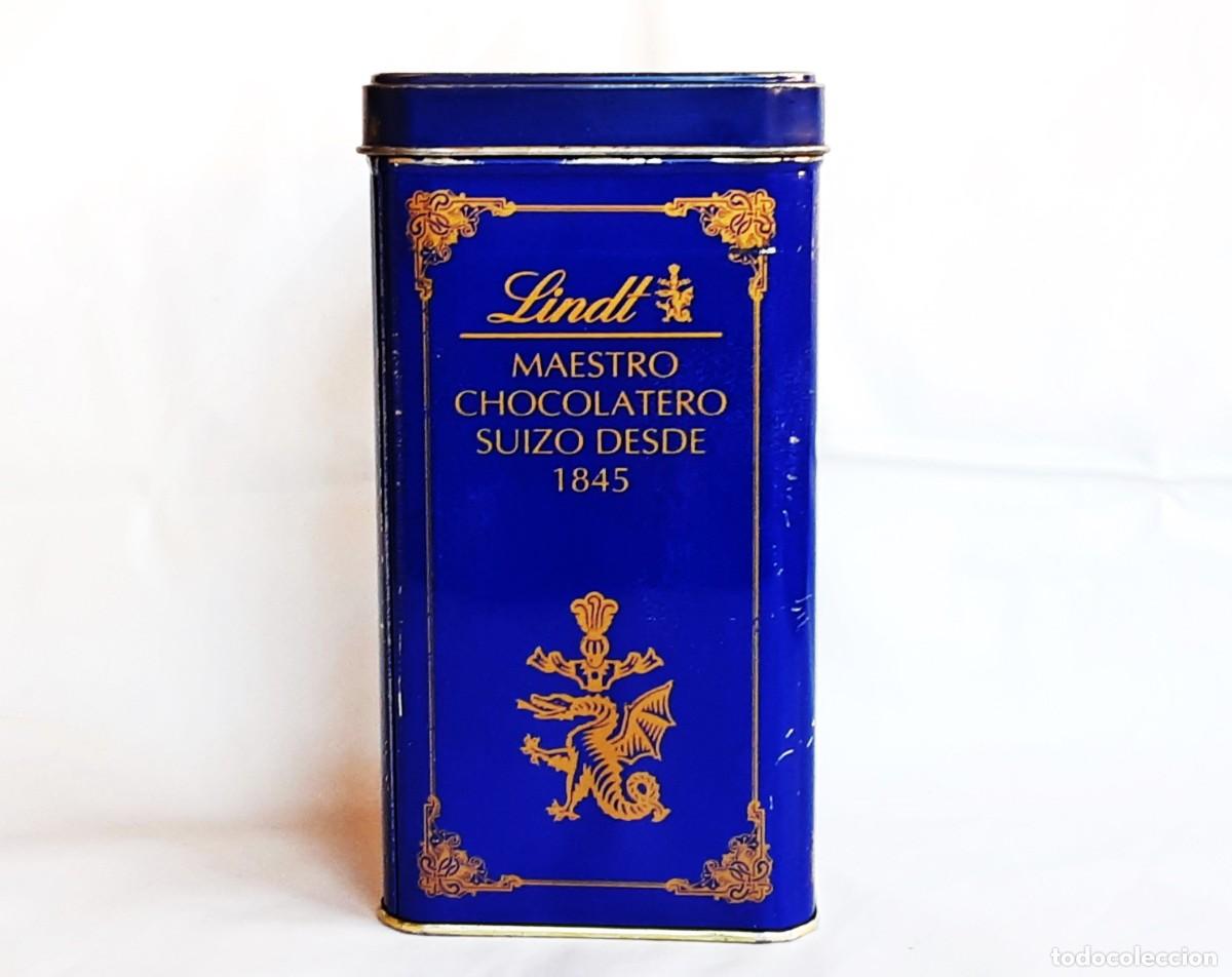 Vintage: BOTE LATA CHOCOLATES LINDT VACIA - Foto 5