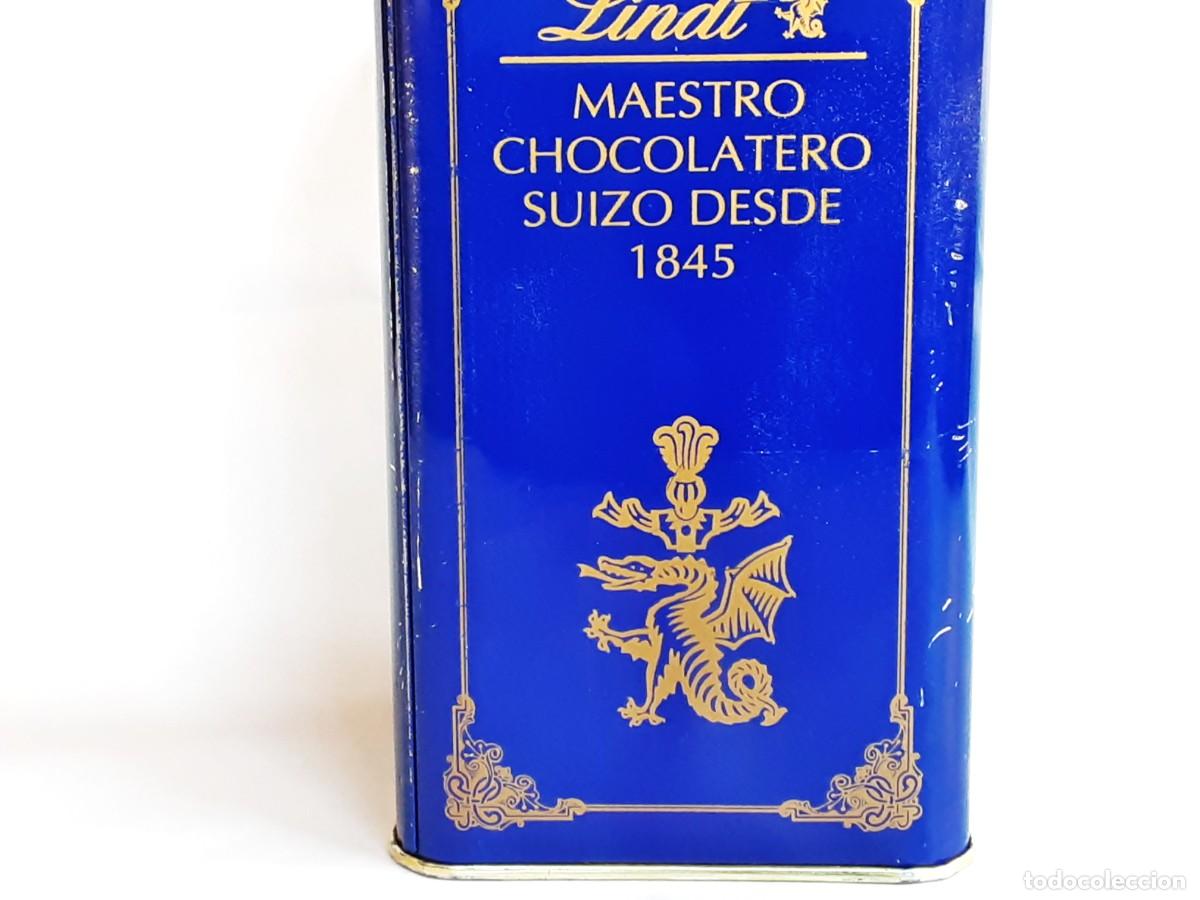 Vintage: BOTE LATA CHOCOLATES LINDT VACIA - Foto 6
