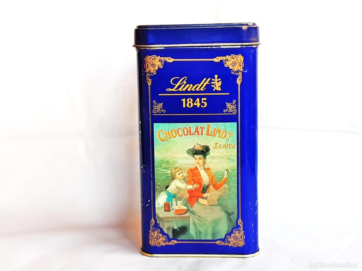 Vintage: BOTE LATA CHOCOLATES LINDT VACIA - Foto 7