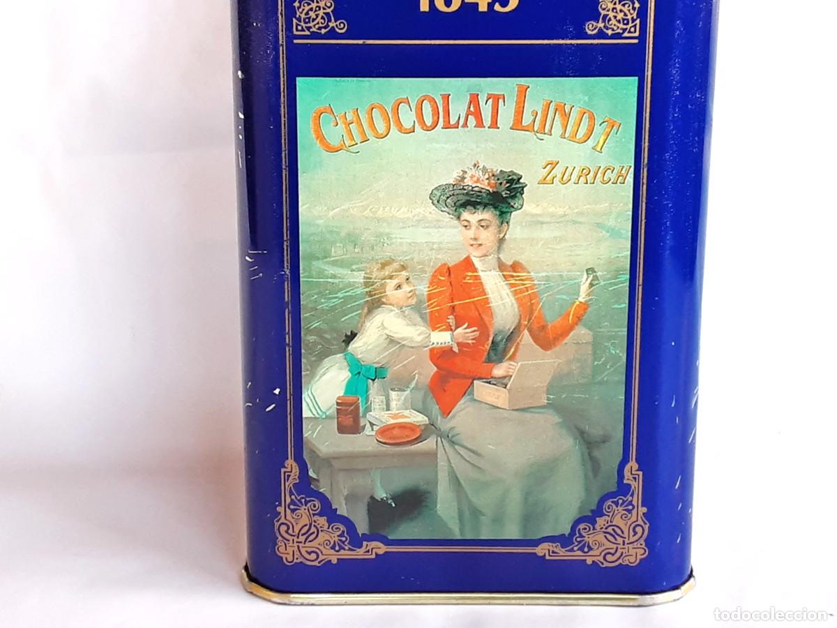 Vintage: BOTE LATA CHOCOLATES LINDT VACIA - Foto 8