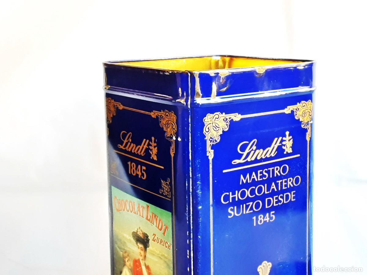 Vintage: BOTE LATA CHOCOLATES LINDT VACIA - Foto 13