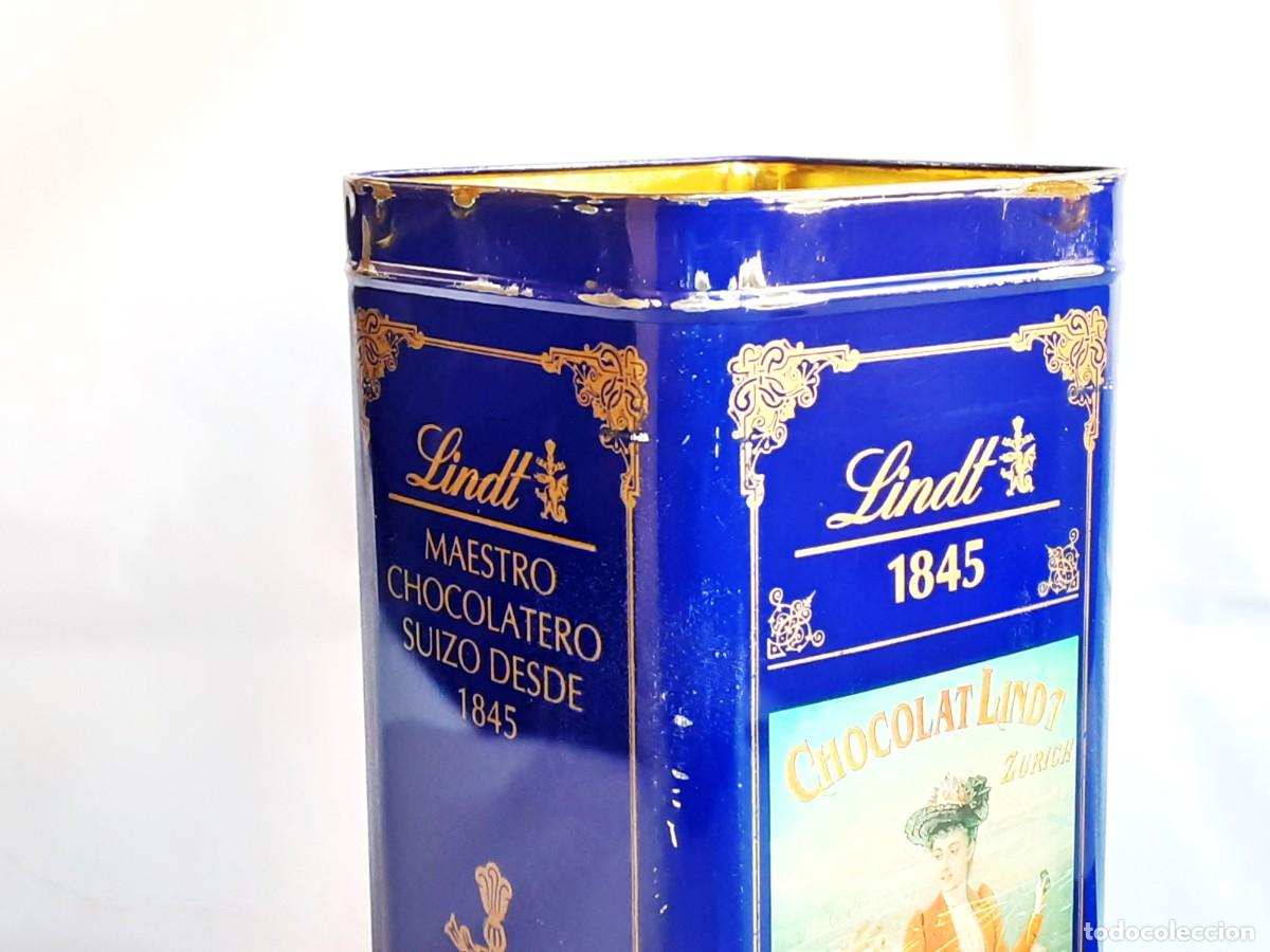Vintage: BOTE LATA CHOCOLATES LINDT VACIA - Foto 14