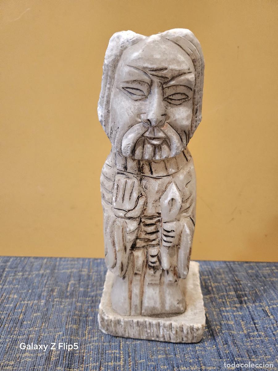 Vintage: figura oriental de alabastro - Foto 1