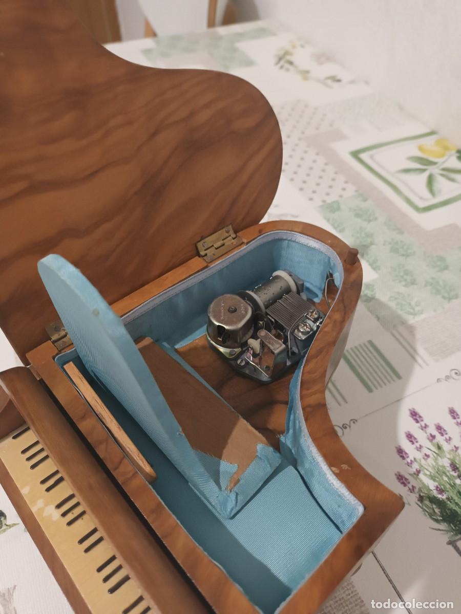 Vintage: Piano joyero musical en madera funcionando - Foto 3