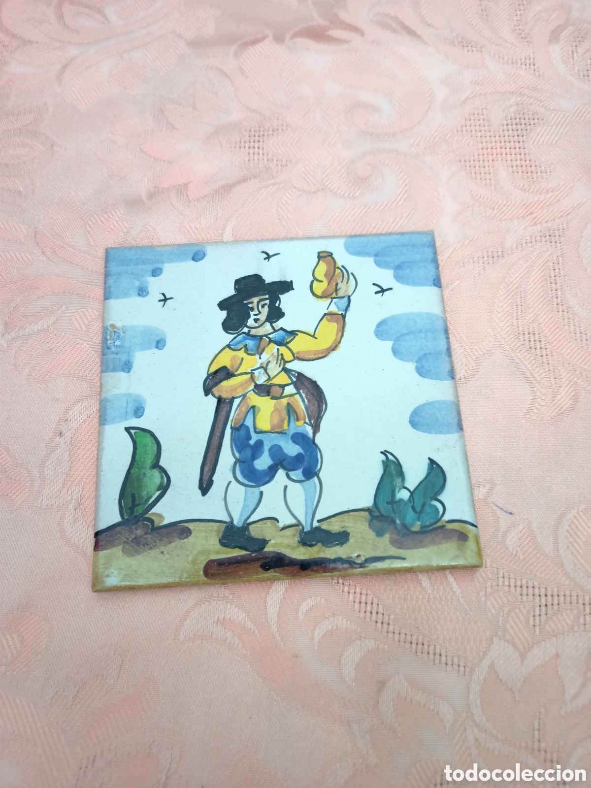 Vintage: Azulejo Alcora Made in Spain - Foto 1