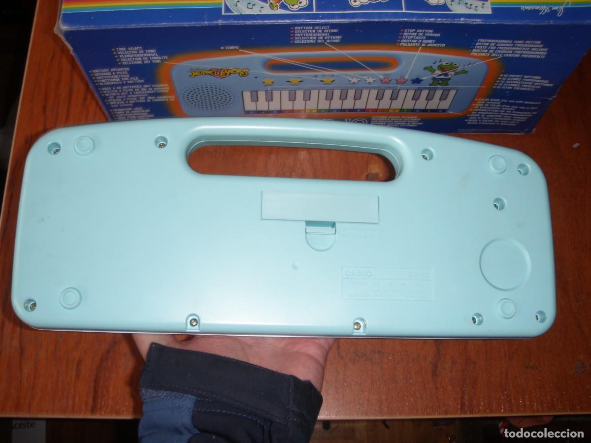Vintage: TECLADO CASIO EP-10 EP10 AZUL MUPPETS FUNCIONANDO COMO NUEVO - Foto 4
