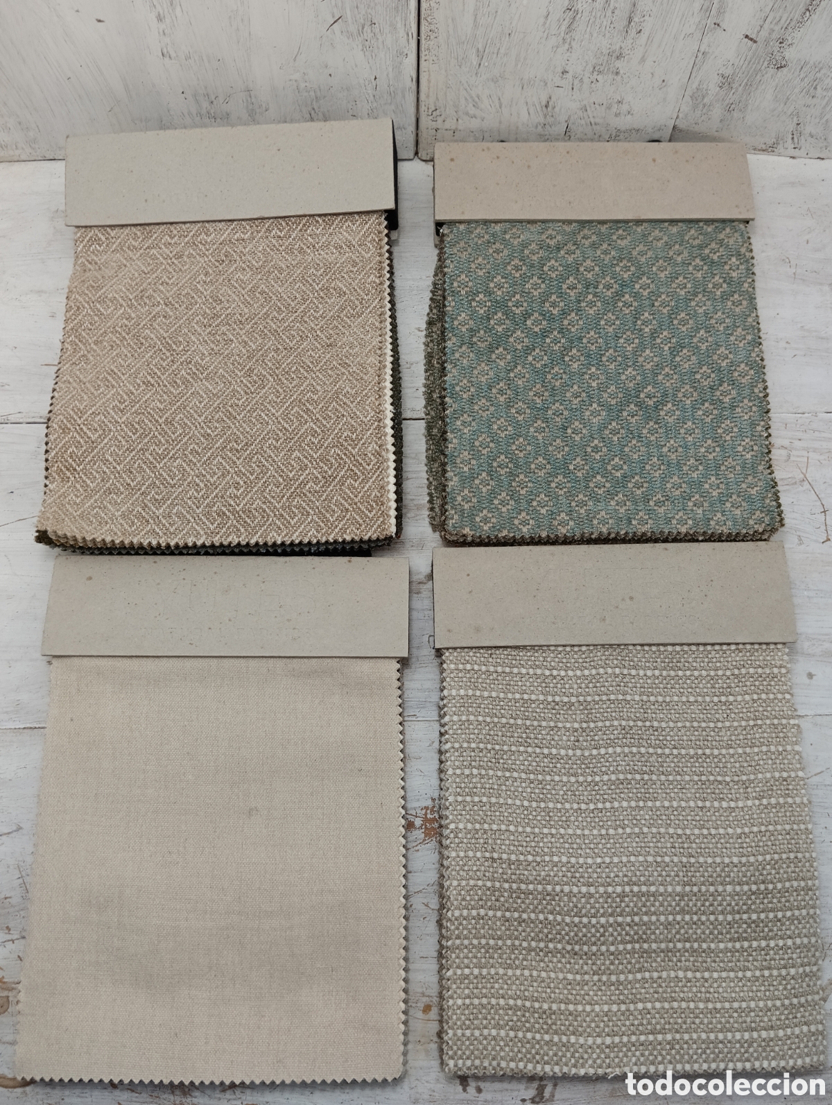 Vintage: MUESTRARIOS TELAS TAPIZAR 57 TELAS.