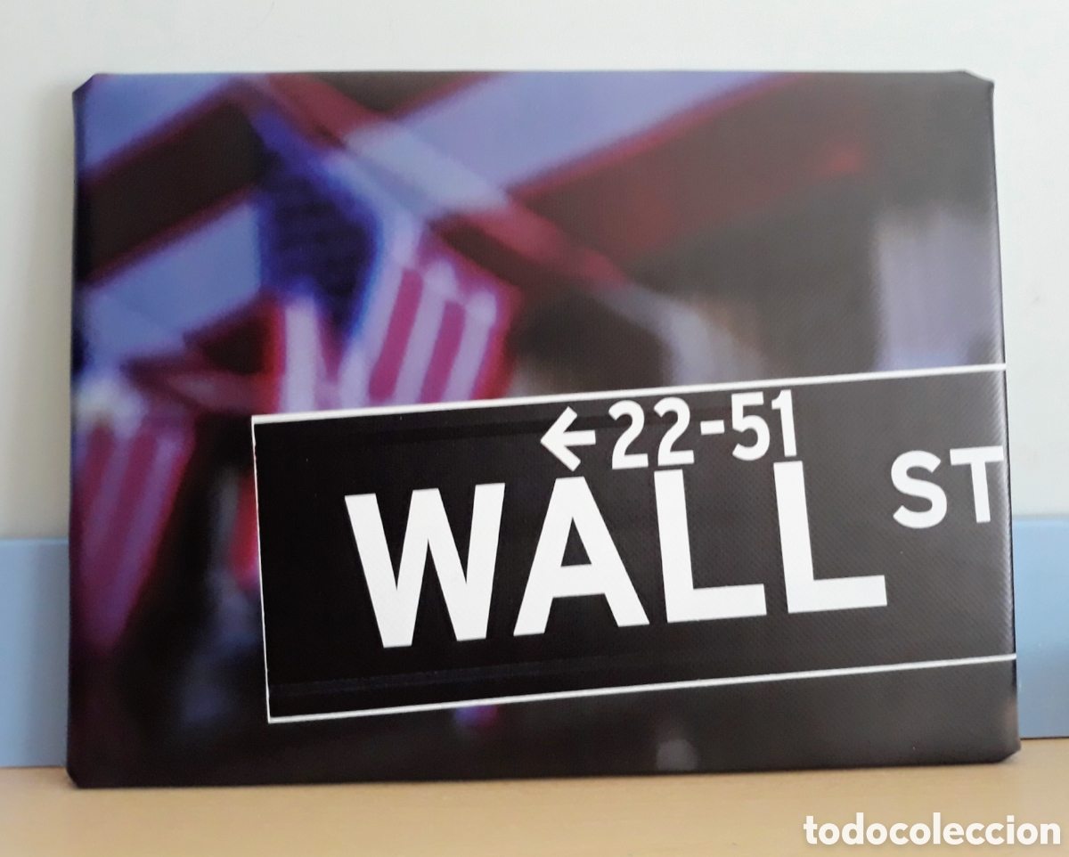 Vintage: Cuadro cartel WALL STREET - Foto 1