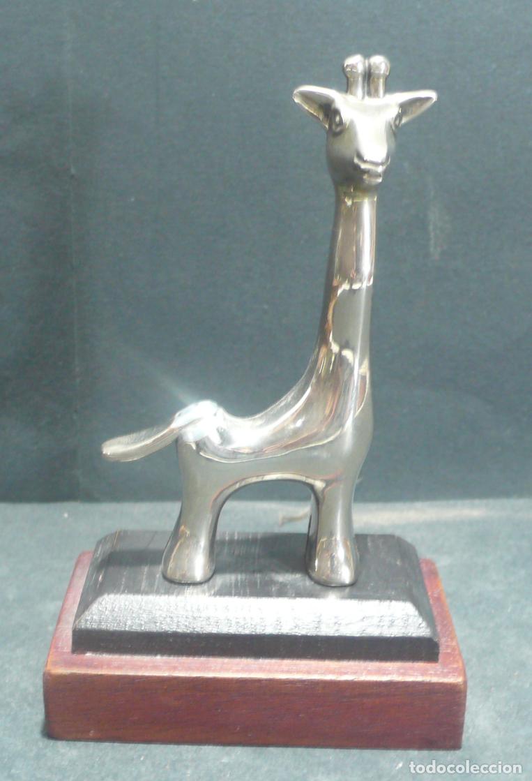 Vintage: PEQUE&Ntilde;A JIRAFA EN METAL - Foto 1