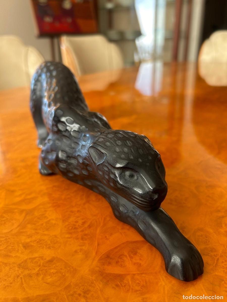 Vintage: Lalique siglo XX &ldquo;Pantera Negra&rdquo;