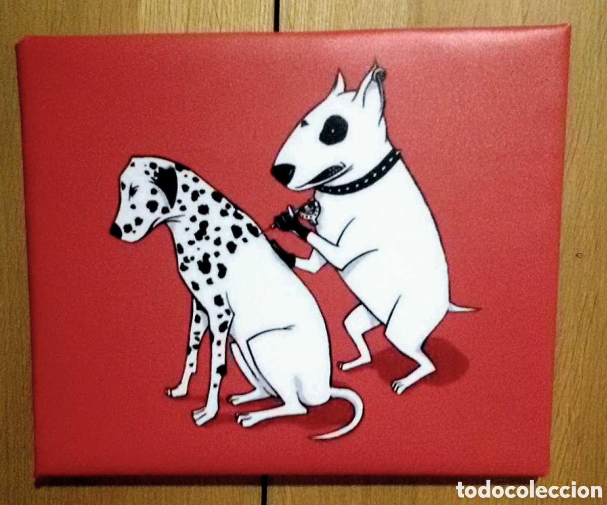 Vintage: Cuadro cartel PERROS tattoo - Foto 1