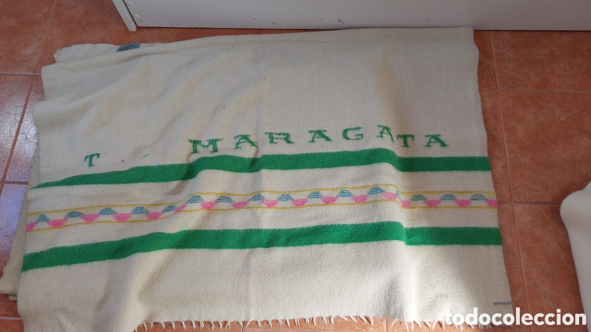 Vintage: Manta de lana Maragata - Foto 2