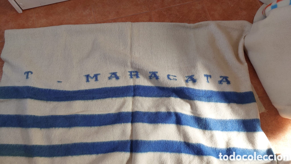 Vintage: Manta de lana Maragata - Foto 3