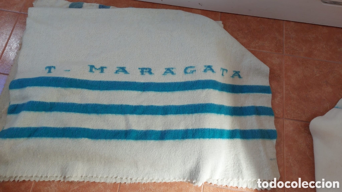 Vintage: Manta de lana Maragata - Foto 1