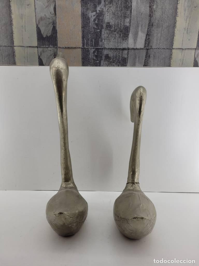 Vintage: FIGURAS DE CISNES ELEGANTES - Foto 2