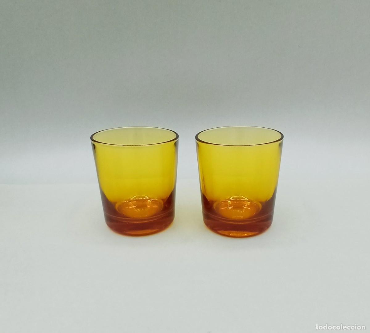 Vintage: Lote de dos vasos de vino Duralex - Foto 1